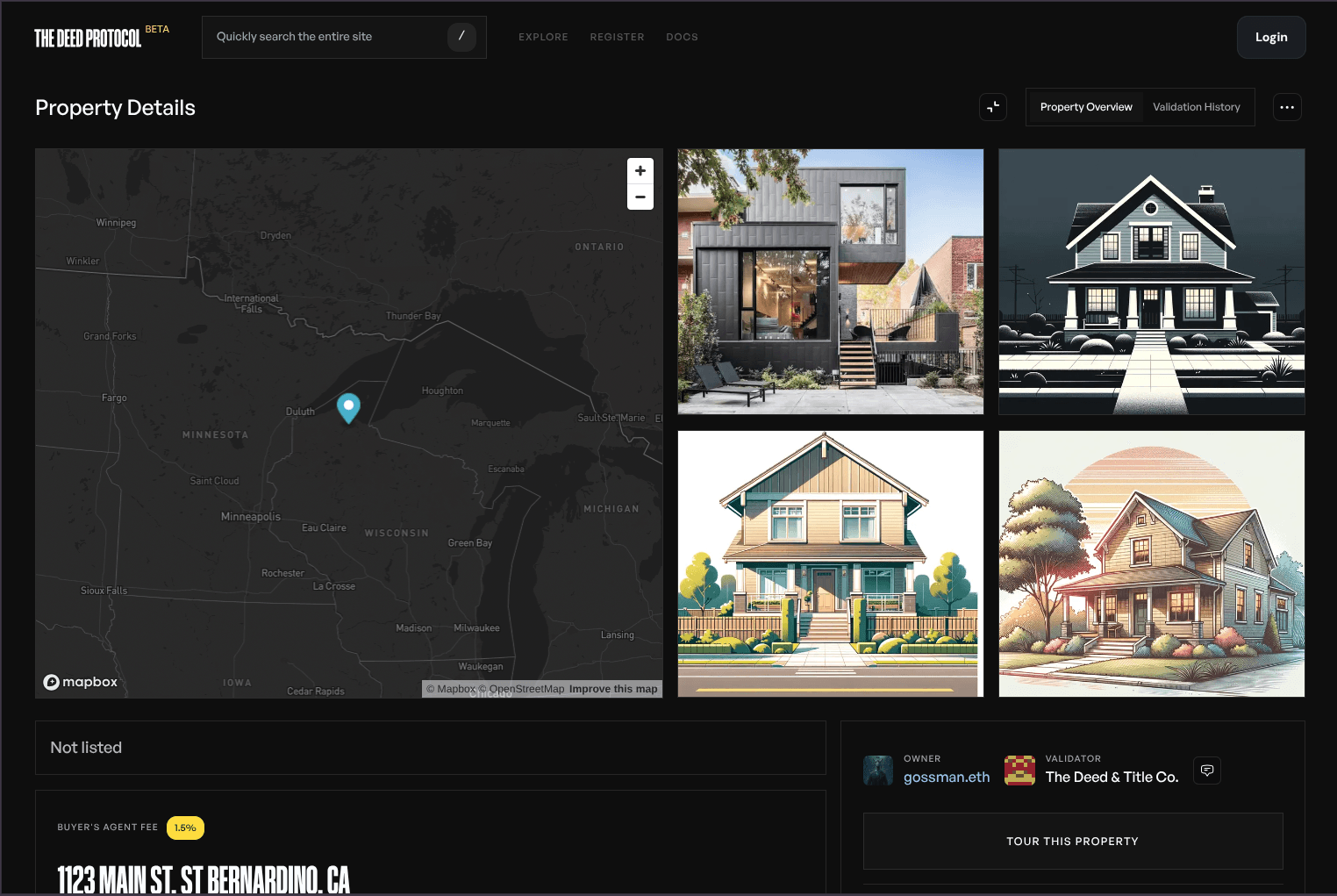 Deed3 interface mockup